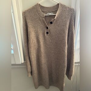 American Eagle Beige Sweater Dress